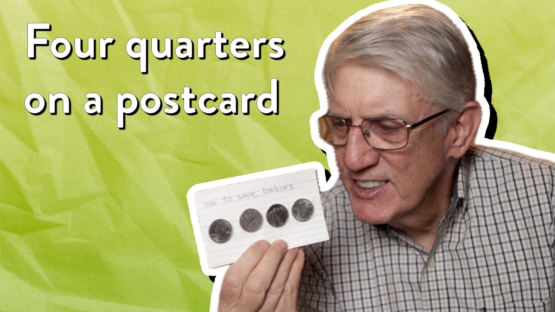 Four quarters on a postcard